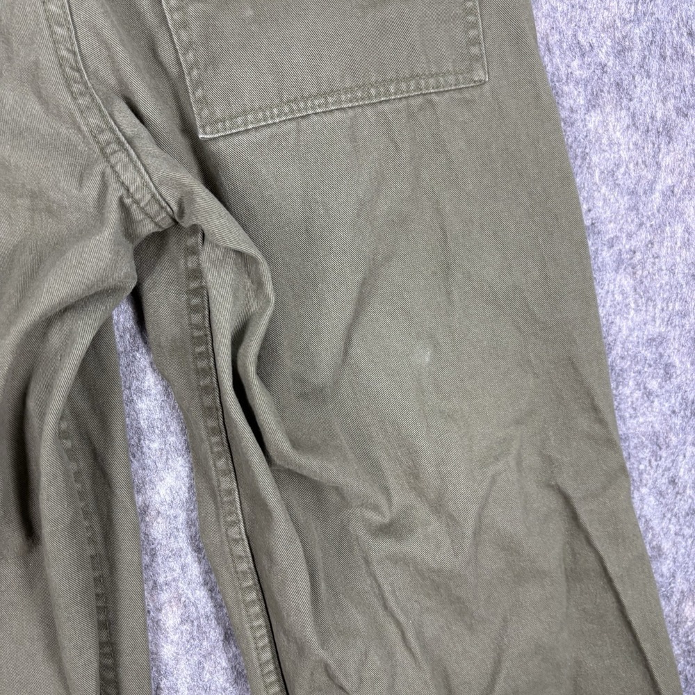 Ungrid Pants Women's‎ 28 x 26 OG 107 Reproduction Green Japan Straight Cotton - Picture 13 of 16